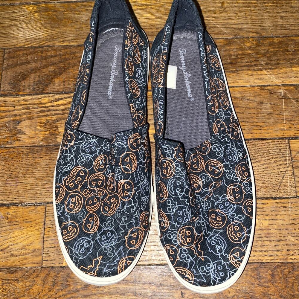 Womens Halloween Themed Tommy Bahama Canvas Shoes Womens Size 7.5